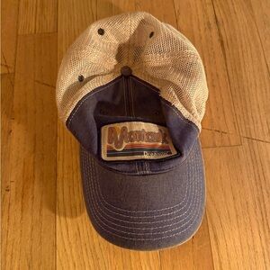 Blue and Tan Montauk Cap